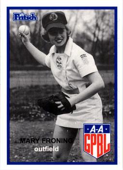 1995 Fritsch AAGPBL Series 1 #67 Mary Froning Front