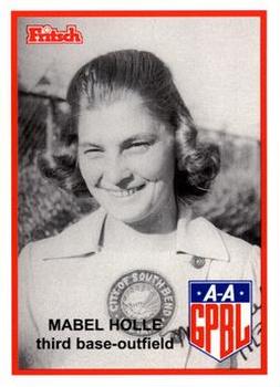 1995 Fritsch AAGPBL Series 1 #84 Mabel Holle Front