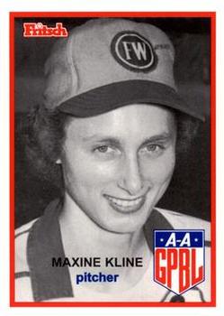 1995 Fritsch AAGPBL Series 1 #101 Maxine Kline Front
