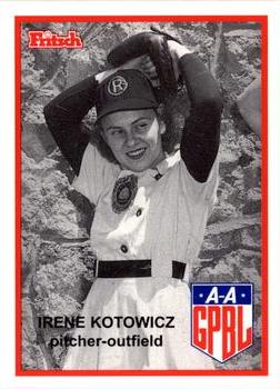 1995 Fritsch AAGPBL Series 1 #104 Irene Kotowicz Front