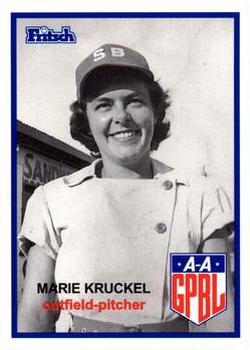 1995 Fritsch AAGPBL Series 1 #107 Marie Kruckel Front