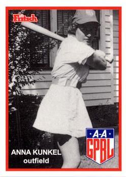 1995 Fritsch AAGPBL Series 1 #108 Anna Kunkel Front
