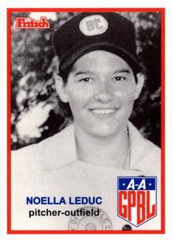 1995 Fritsch AAGPBL Series 1 #109 Noella Leduc Front