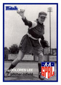 1995 Larry Fritsch Cards AAGPBL Series 1 #110 Dolores Lee Front
