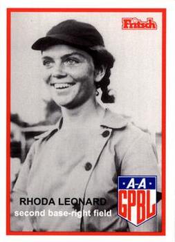 1995 Fritsch AAGPBL Series 1 #111 Rhoda Leonard Front