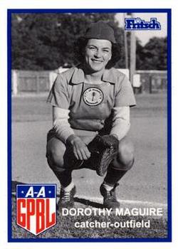 1995 Fritsch AAGPBL Series 1 #117 Dorothy Maguire Front