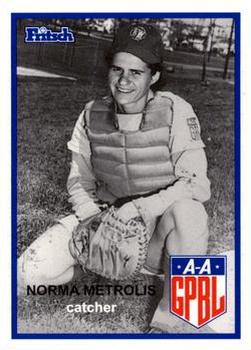 1995 Fritsch AAGPBL Series 1 #129 Norma Metrolis Front