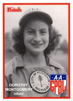 1995 Fritsch AAGPBL Series 1 #135 Dorothy Montgomery Front