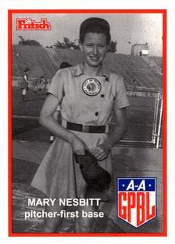 1995 Fritsch AAGPBL Series 1 #142 Mary Nesbitt Front