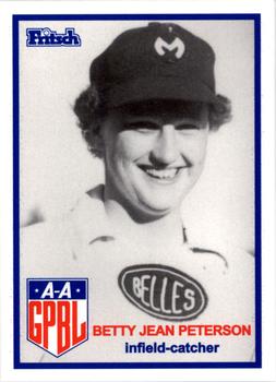 1995 Fritsch AAGPBL Series 1 #153 Betty Jean Peterson Front