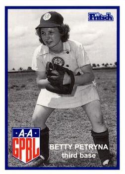1995 Fritsch AAGPBL Series 1 #155 Betty Petryna Front