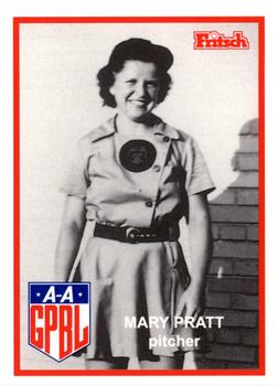 1995 Fritsch AAGPBL Series 1 #157 Mary Pratt Front