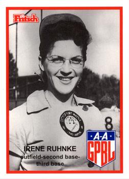 1995 Fritsch AAGPBL Series 1 #169 Irene Ruhnke Front