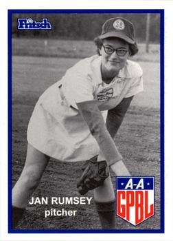 1995 Fritsch AAGPBL Series 1 #170 Jan Rumsey Front