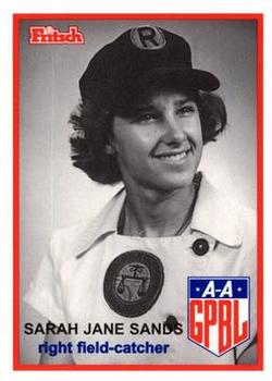 1995 Fritsch AAGPBL Series 1 #173 Sarah Jane Sands Front