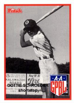 1995 Fritsch AAGPBL Series 1 #178 Dottie Schroeder Front