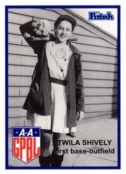 1995 Fritsch AAGPBL Series 1 #184 Twila Shively Front
