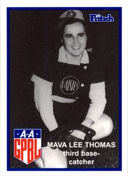 1995 Fritsch AAGPBL Series 1 #199 Mava Lee Thomas Front