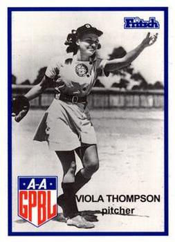 1995 Fritsch AAGPBL Series 1 #201 Viola Thompson Front