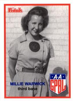 1995 Fritsch AAGPBL Series 1 #214 Millie Warwick Front