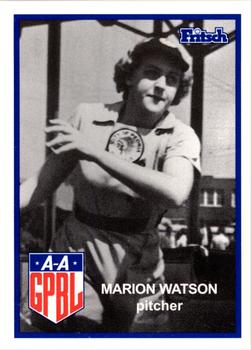1995 Fritsch AAGPBL Series 1 #215 Marion Watson Front