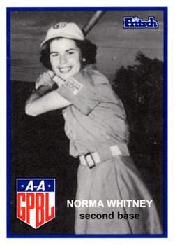 1995 Fritsch AAGPBL Series 1 #222 Norma Whitney Front