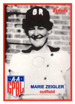 1995 Fritsch AAGPBL Series 1 #229 Marie Zeigler Front