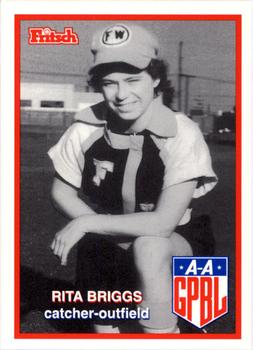 1996 Fritsch AAGPBL Series 2 #244 Rita Briggs Front