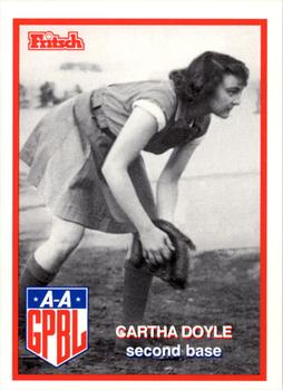 1996 Fritsch AAGPBL Series 2 #254 Cartha Doyle Front