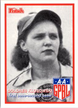 1996 Fritsch AAGPBL Series 2 #285 Dolores Klosowski Front