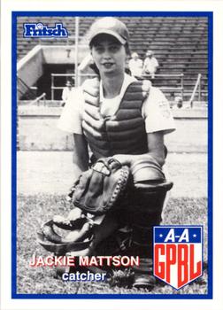 1996 Fritsch AAGPBL Series 2 #291 Jackie Mattson Front
