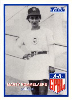 1996 Fritsch AAGPBL Series 2 #310 Marty Rommelaere Front