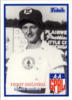 1996 Fritsch AAGPBL Series 2 #312 Terry Rukavina Front
