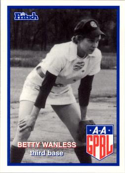 1996 Fritsch AAGPBL Series 2 #324 Betty Wanless Front