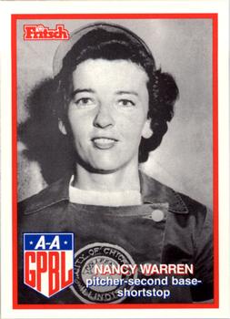 1996 Fritsch AAGPBL Series 2 #326 Nancy Warren Front