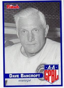 2000 Fritsch AAGPBL Series 3 #345 Dave Bancroft Front