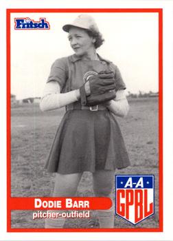 2000 Fritsch AAGPBL Series 3 #349 Dodie Barr Front