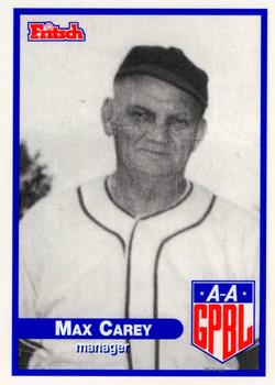 2000 Fritsch AAGPBL Series 3 #355 Max Carey Front