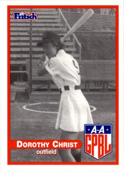 2000 Fritsch AAGPBL Series 3 #356 Dorothy Christ Front