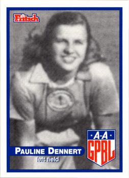 2000 Fritsch AAGPBL Series 3 #360 Pauline Dennert Front