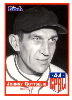 2000 Fritsch AAGPBL Series 3 #368 Johnny Gottselig Front