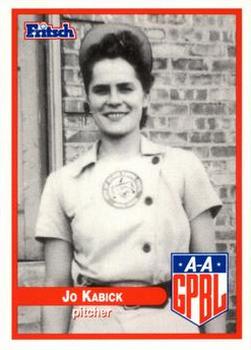 2000 Fritsch AAGPBL Series 3 #377 Jo Kabick Front
