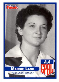 2000 Fritsch AAGPBL Series 3 #380 Margie Lang Front