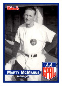 2000 Fritsch AAGPBL Series 3 #387 Marty McManus Front