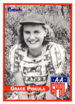 2000 Fritsch AAGPBL Series 3 #393 Grace Piskula Front