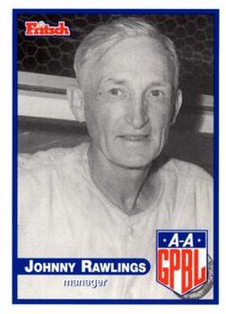 2000 Fritsch AAGPBL Series 3 #394 Johnny Rawlings Front