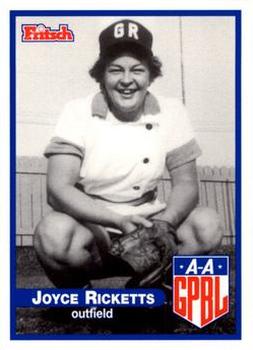 2000 Fritsch AAGPBL Series 3 #395 Joyce Ricketts Front