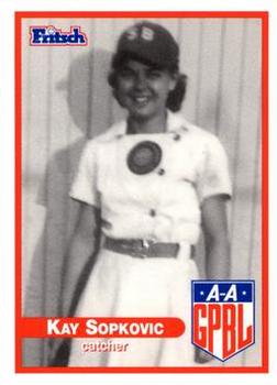 2000 Fritsch AAGPBL Series 3 #400 Kay Sopkovic Front