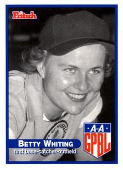 2000 Fritsch AAGPBL Series 3 #409 Betty Whiting Front