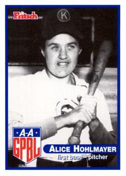 2002 Fritsch AAGPBL Update Series #415 Alice Hohlmayer Front